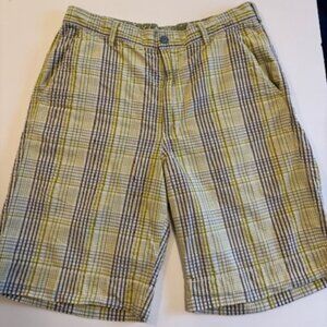 Tommy Bahama Relax Men's Plaid Bermuda Golf Shorts 33 Waist